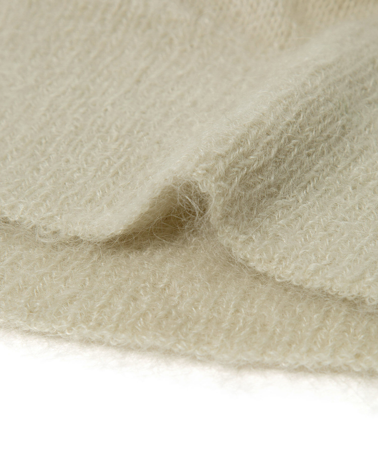 ADAM ET ROPE'「モヘアクロップドカーディガン」|カーディガン|