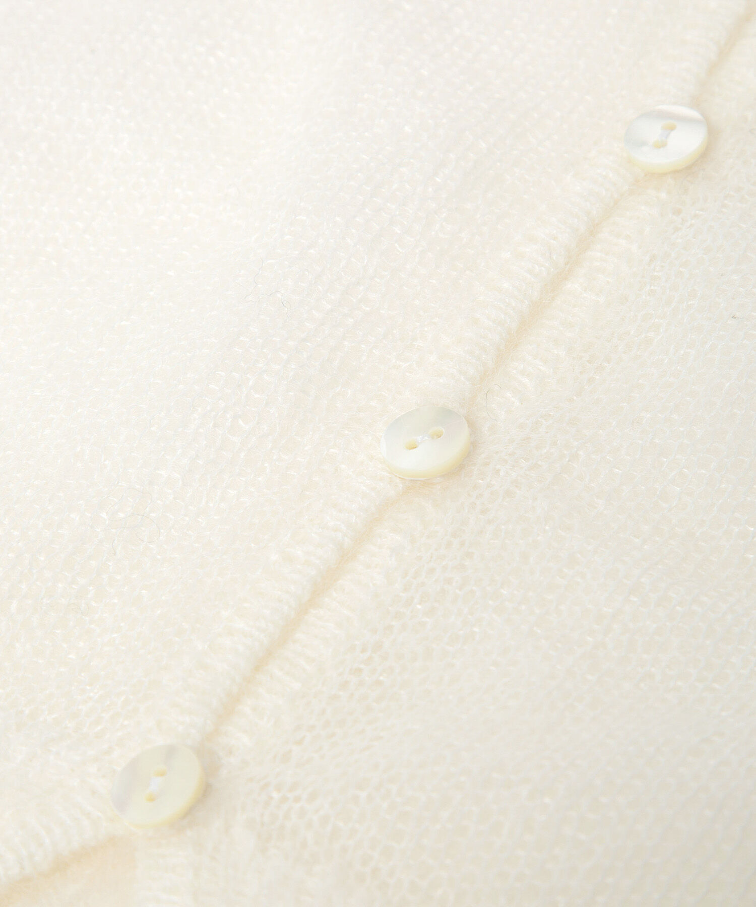 ADAM ET ROPE'「モヘアクロップドカーディガン」|カーディガン|