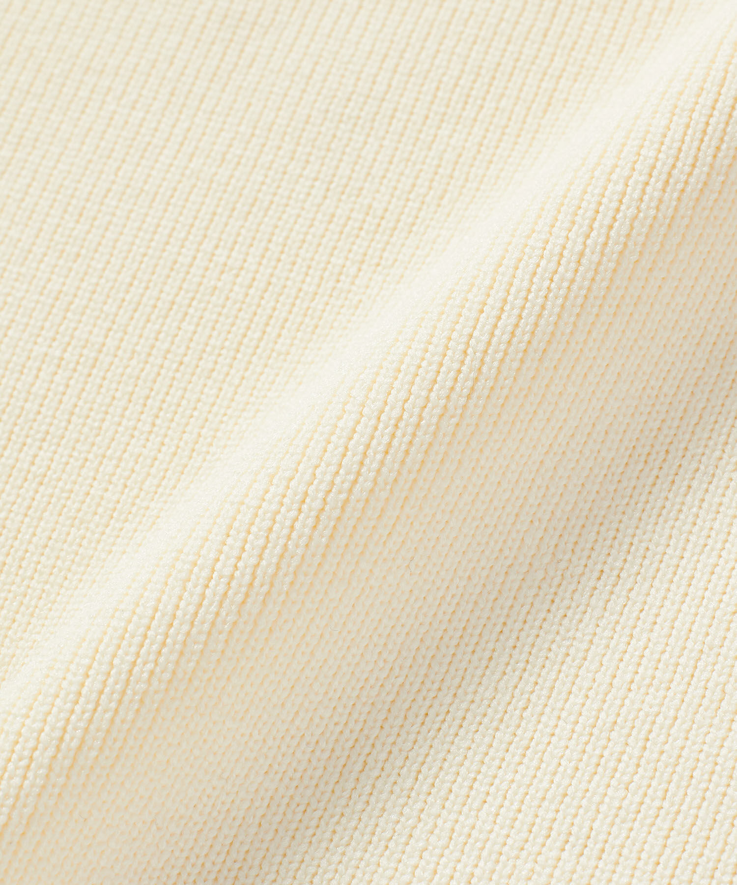 ADAM ET ROPE'「【サステナブル・洗える】ハーフジップサイドスリットニットワンピース」|ワンピース|