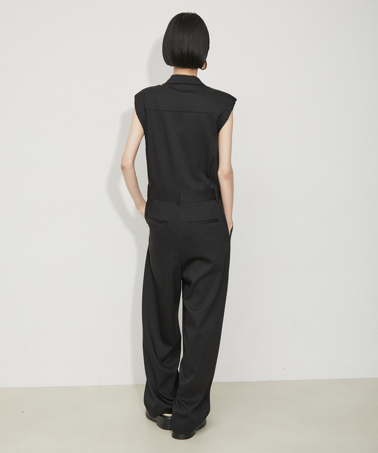 ADAM ET ROPE'「スリーブレスジャンプスーツ」|オールインワン|