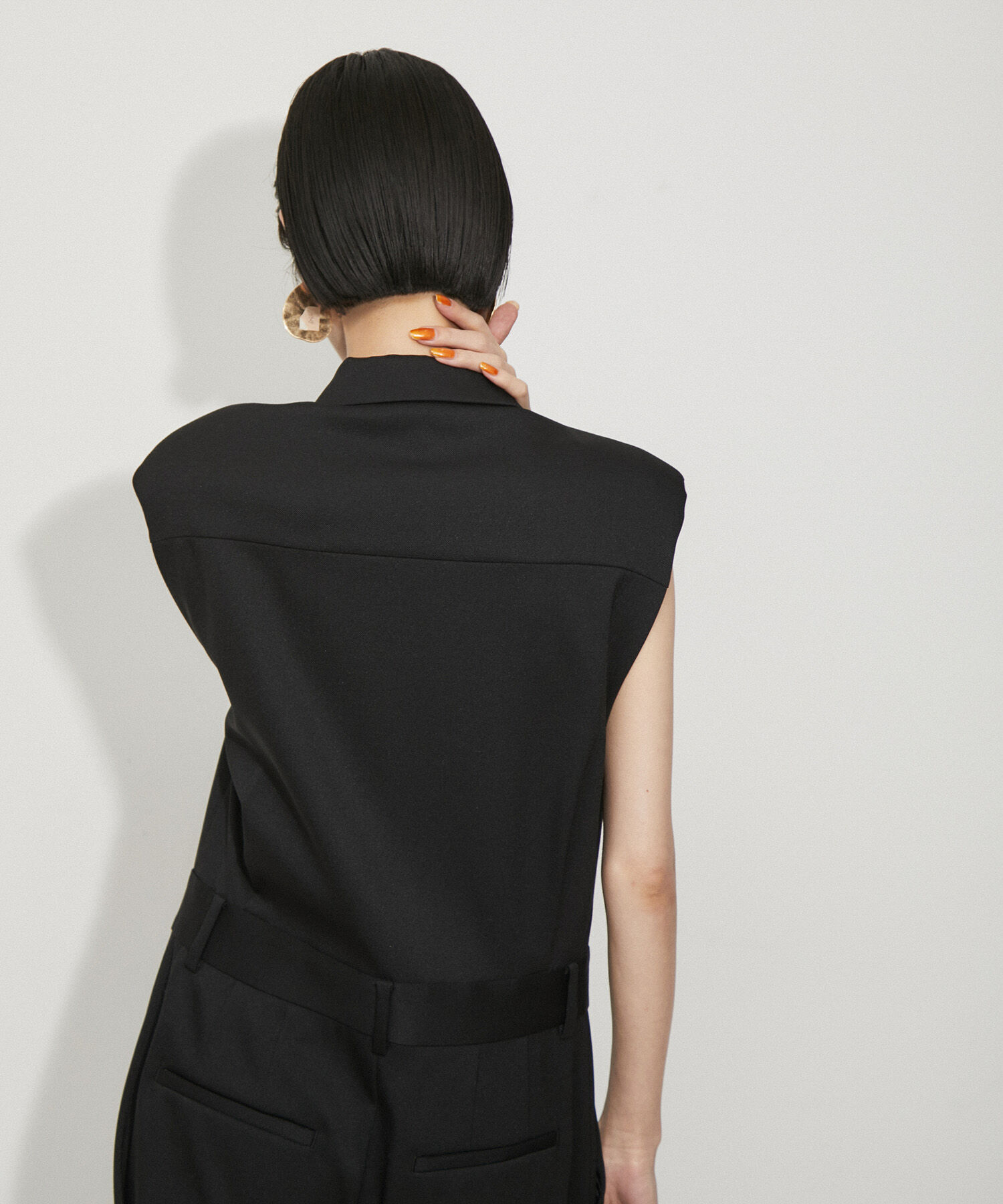 ADAM ET ROPE'「スリーブレスジャンプスーツ」|オールインワン|