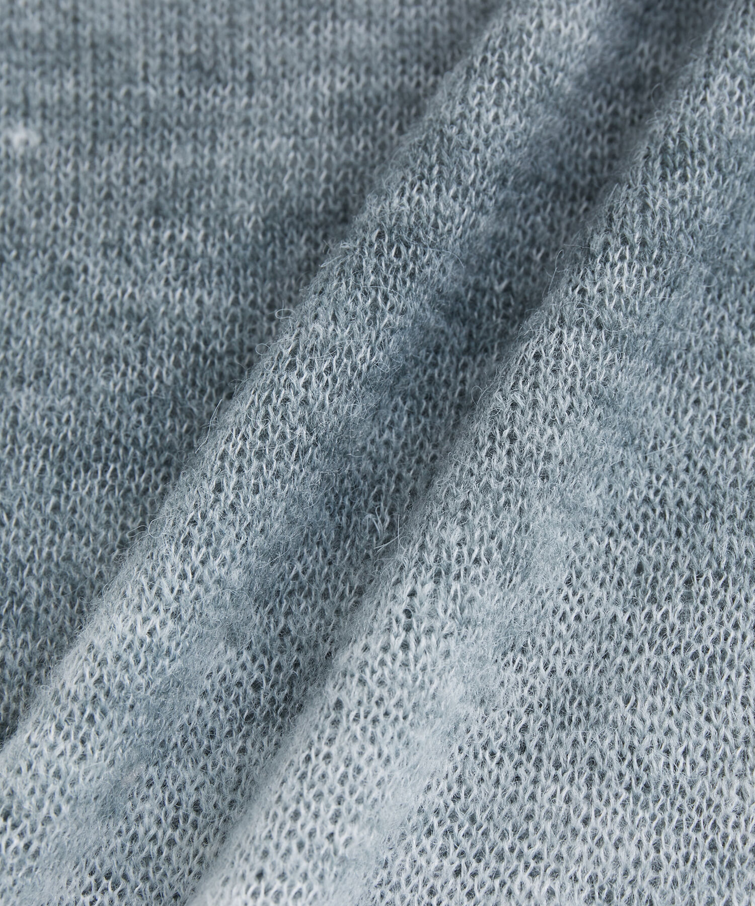 ADAM ET ROPE'「【WEB限定】シアー グラデーション ニットポロ カーディガン / ロングシーズン着用可能 / ユニセックス」|カーディガン|