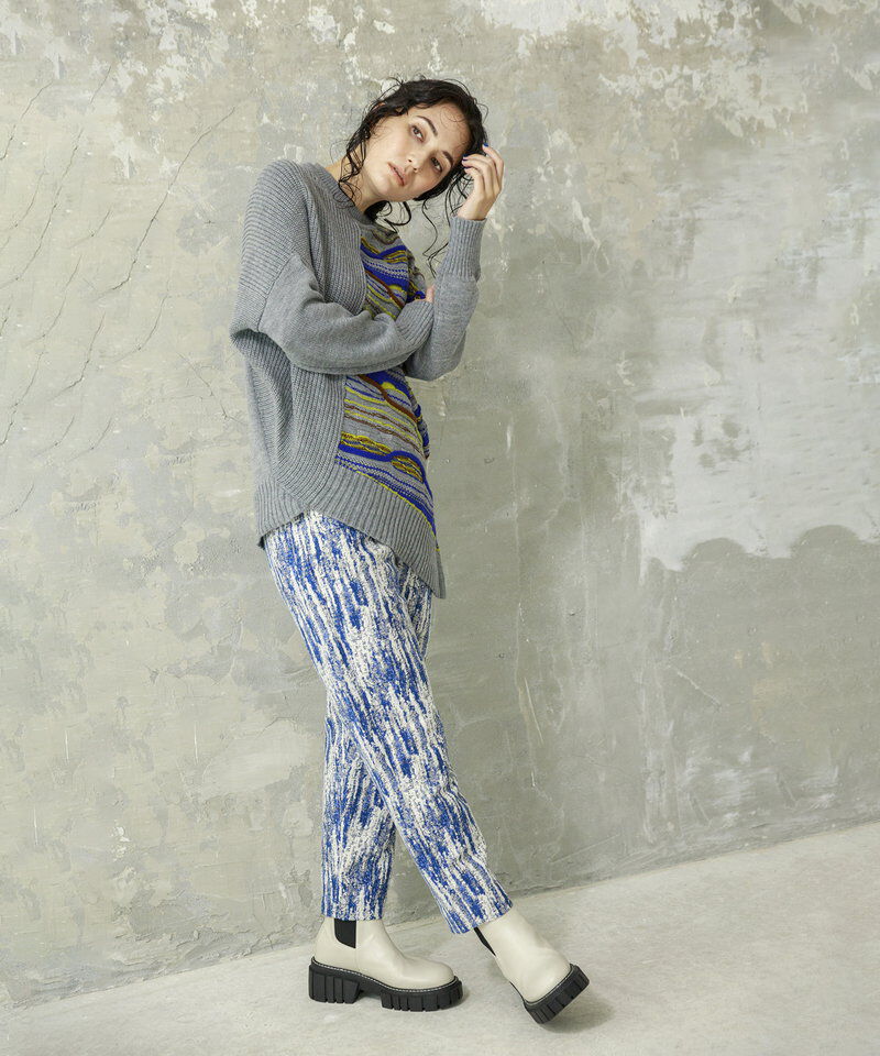  「ジャガードニットプルオーバー」|ニット・セーター|