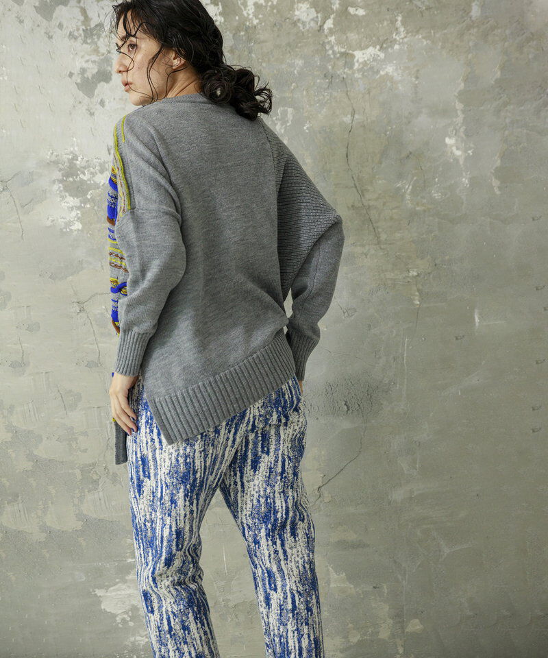  「ジャガードニットプルオーバー」|ニット・セーター|