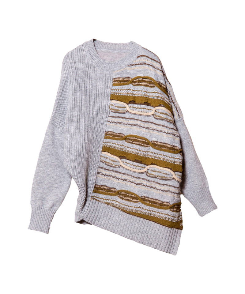  「ジャガードニットプルオーバー」|ニット・セーター|