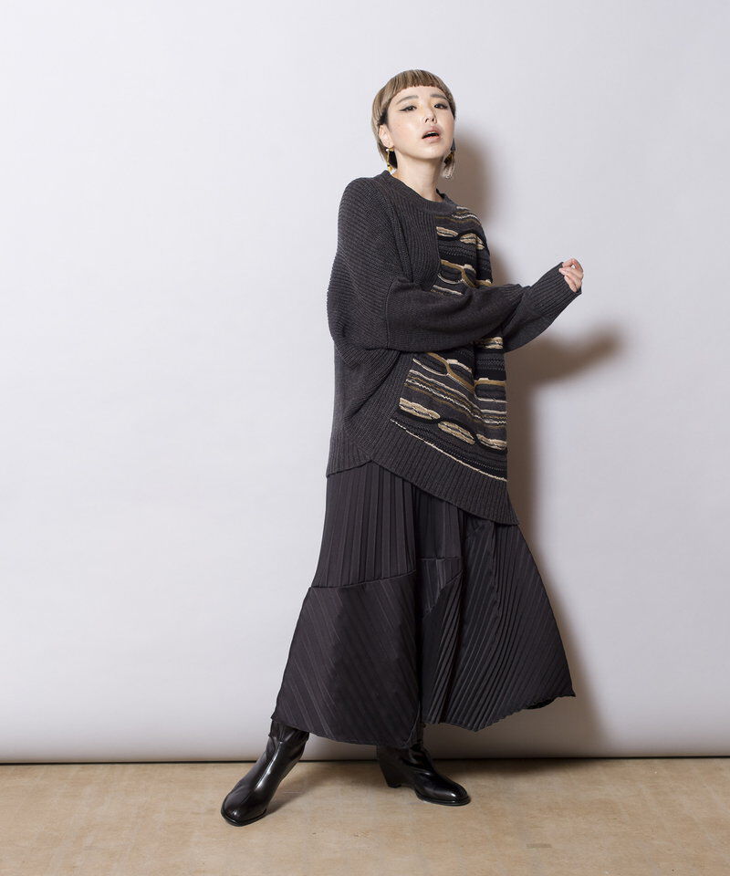  「ジャガードニットプルオーバー」|ニット・セーター|