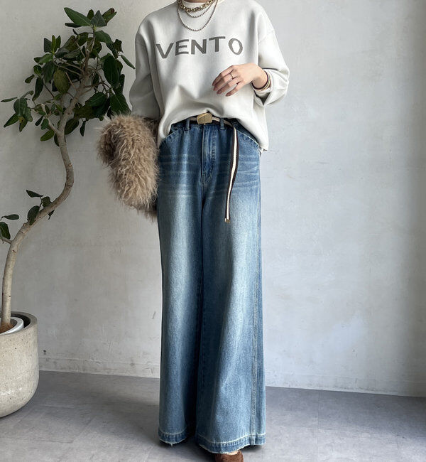  「【WEB限定】ダブルジャガードロゴニット」|ニット・セーター|