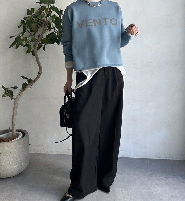  「【WEB限定】ダブルジャガードロゴニット」|ニット・セーター|