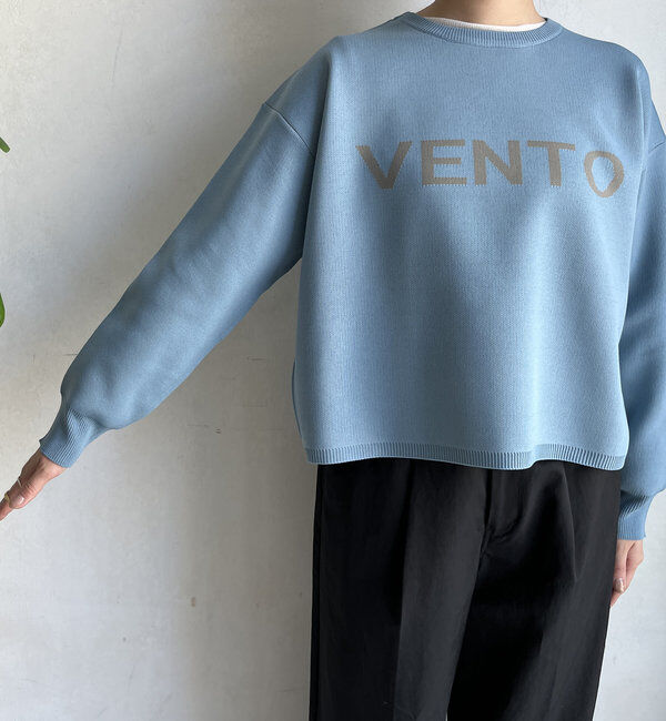  「【WEB限定】ダブルジャガードロゴニット」|ニット・セーター|