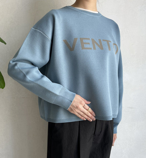  「【WEB限定】ダブルジャガードロゴニット」|ニット・セーター|