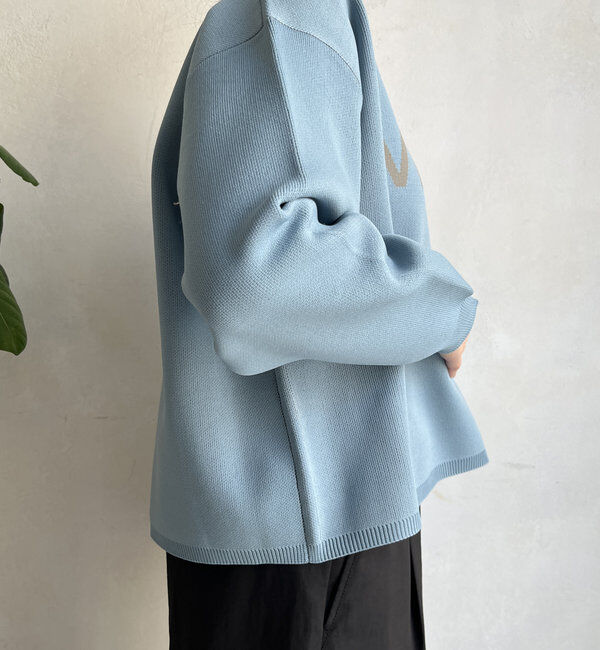  「【WEB限定】ダブルジャガードロゴニット」|ニット・セーター|