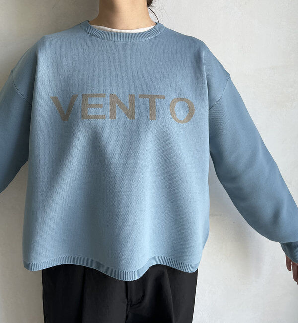  「【WEB限定】ダブルジャガードロゴニット」|ニット・セーター|