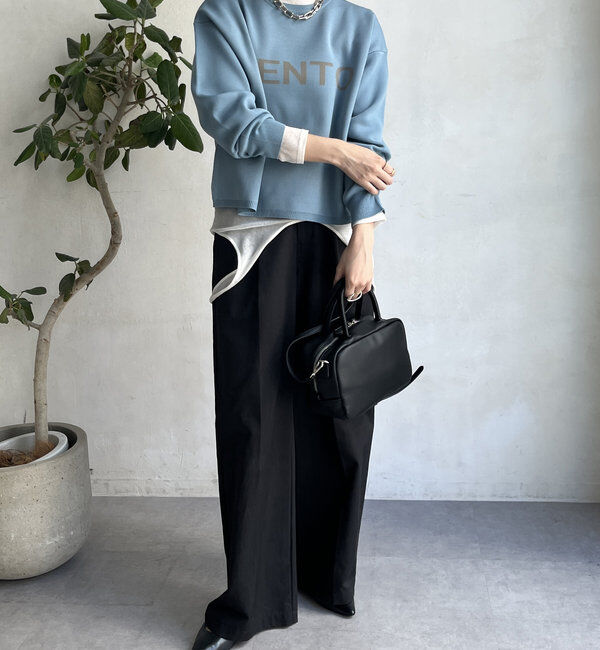  「【WEB限定】ダブルジャガードロゴニット」|ニット・セーター|