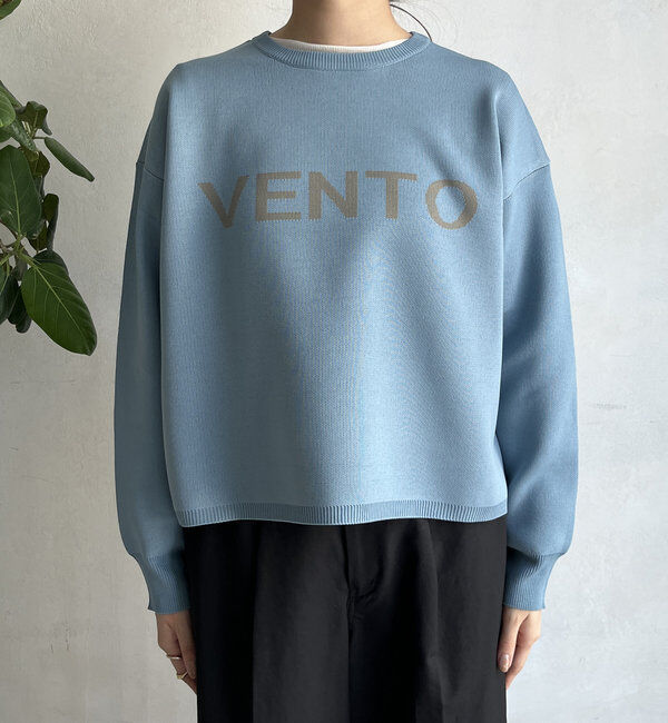  「【WEB限定】ダブルジャガードロゴニット」|ニット・セーター|