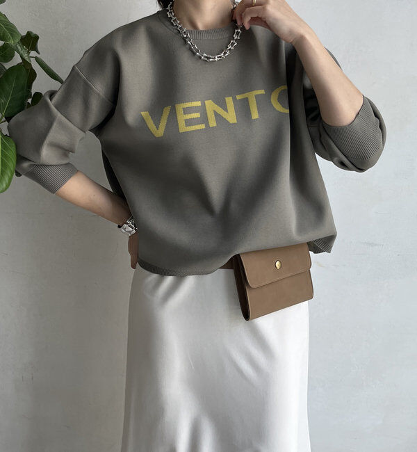  「【WEB限定】ダブルジャガードロゴニット」|ニット・セーター|