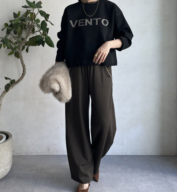  「【WEB限定】ダブルジャガードロゴニット」|ニット・セーター|