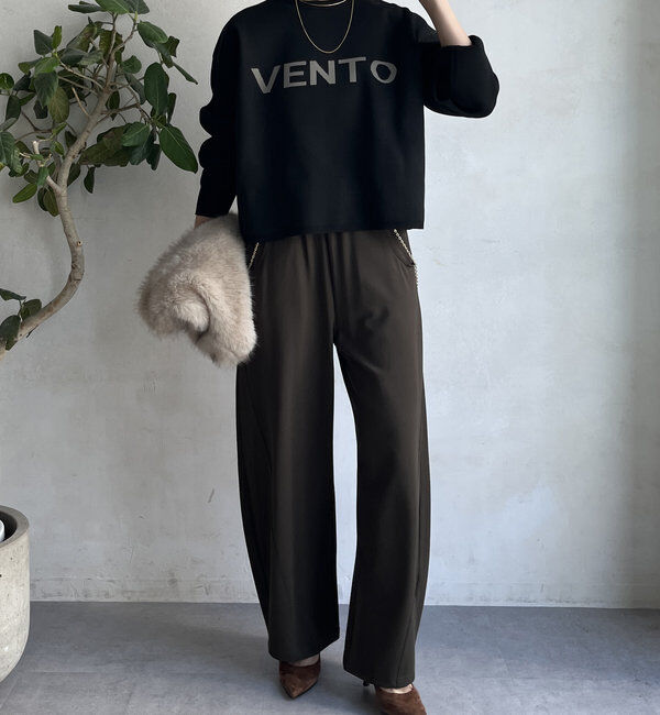  「【WEB限定】ダブルジャガードロゴニット」|ニット・セーター|