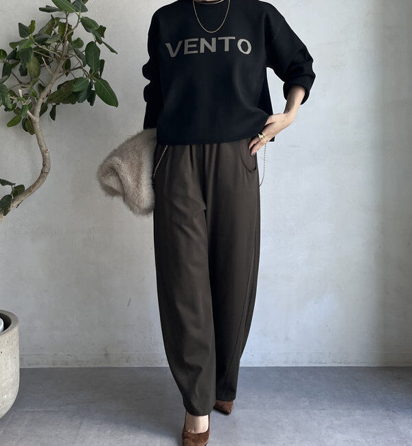  「【WEB限定】ダブルジャガードロゴニット」|ニット・セーター|