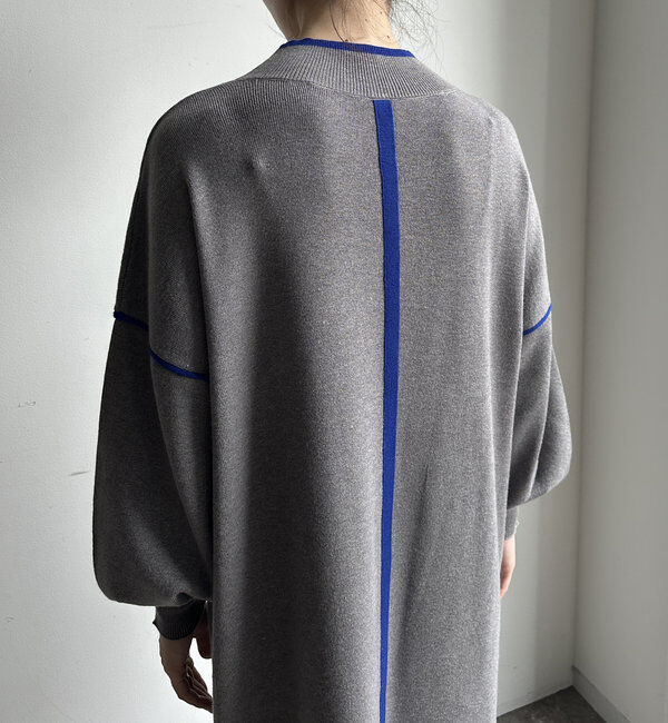  「【WEB限定】配色ニットワンピース」|ワンピース|