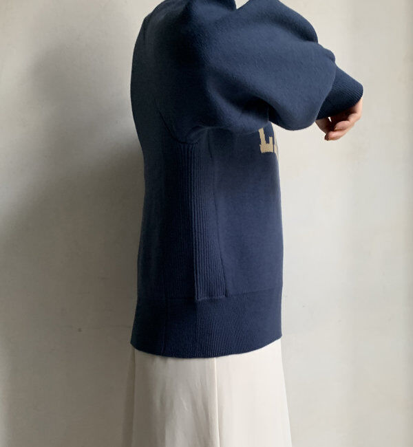  「【WEB限定】LEUKジャガードロゴニット 」|ニット・セーター|