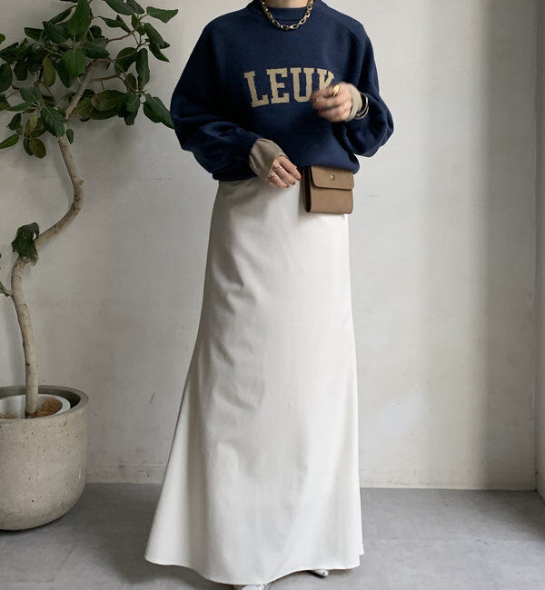  「【WEB限定】LEUKジャガードロゴニット 」|ニット・セーター|