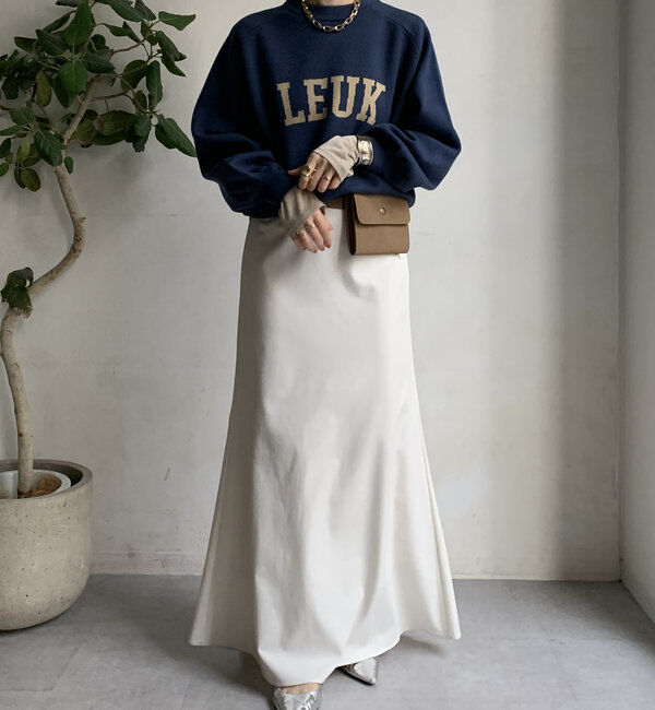  「【WEB限定】LEUKジャガードロゴニット 」|ニット・セーター|