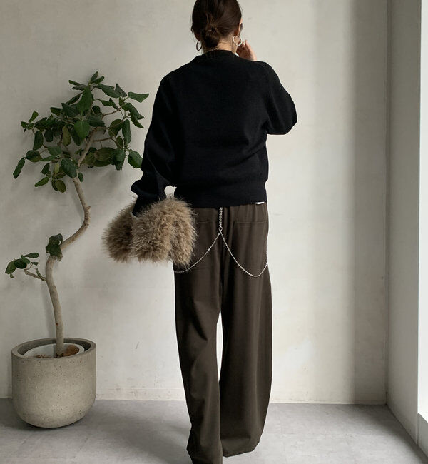  「【WEB限定】LEUKジャガードロゴニット 」|ニット・セーター|