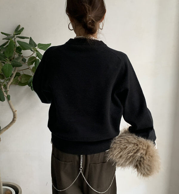  「【WEB限定】LEUKジャガードロゴニット 」|ニット・セーター|