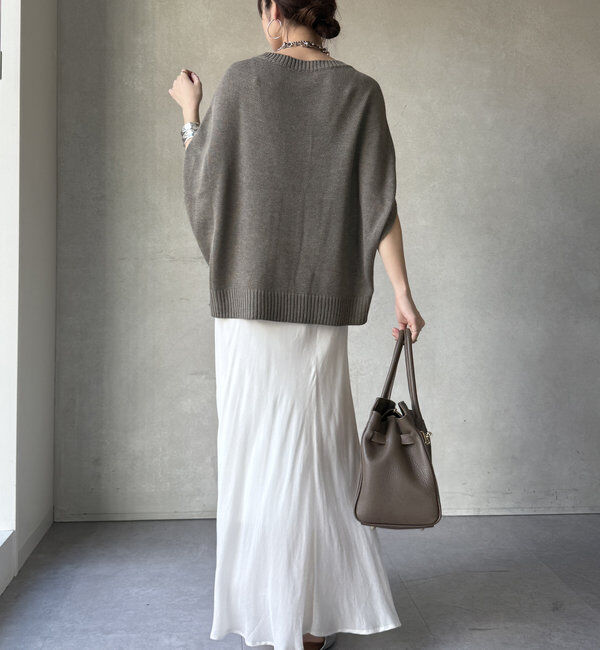  「【WEB限定】変形ダブルジップベスト」|カーディガン|