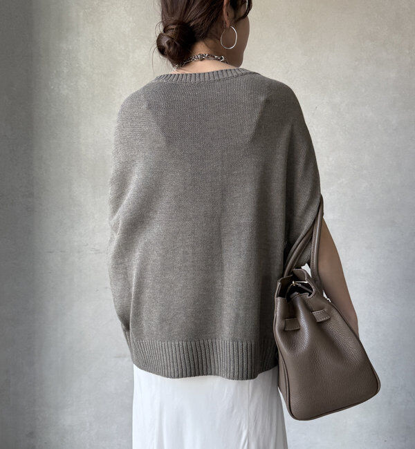  「【WEB限定】変形ダブルジップベスト」|カーディガン|