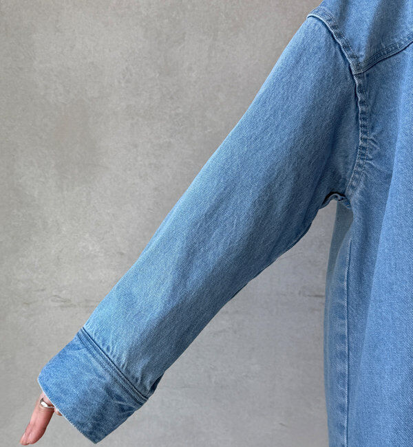  「デニムオーバーチュニックシャツ」|シャツ・ブラウス|