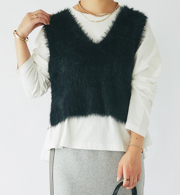  「《セットアップも単体コーデも◎》ベストセットニットワンピース」|その他|