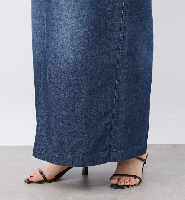  「【MONN&times;Yoshiiiiii】デニムシャツワンピース」|ワンピース|