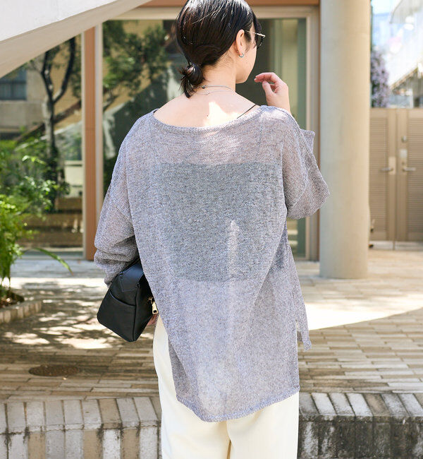  「メランジルーズニット」|ニット・セーター|