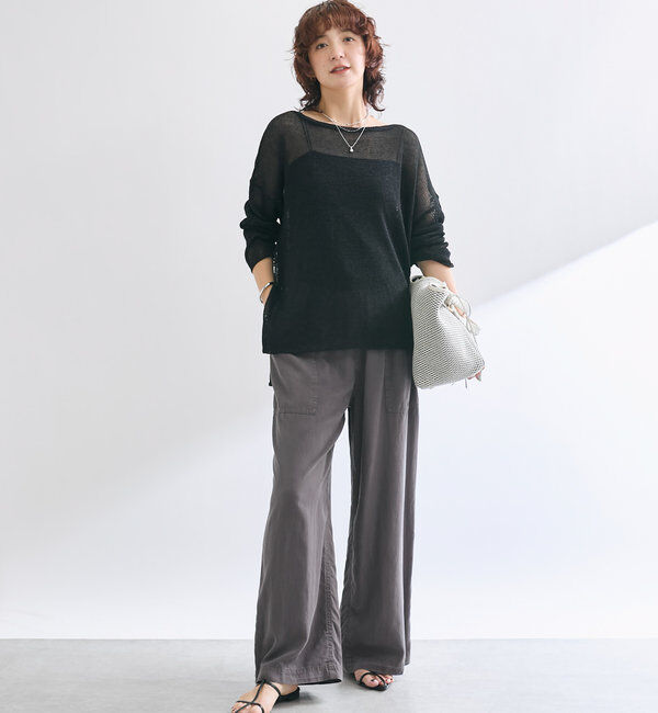  「メランジルーズニット」|ニット・セーター|