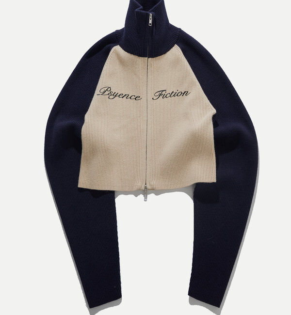  「【新色登場】ラグランジップニット」|カーディガン|