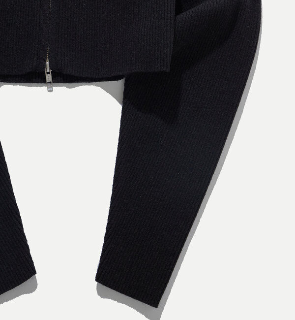  「【新色登場】ラグランジップニット」|カーディガン|