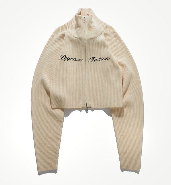  「【新色登場】ラグランジップニット」|カーディガン|