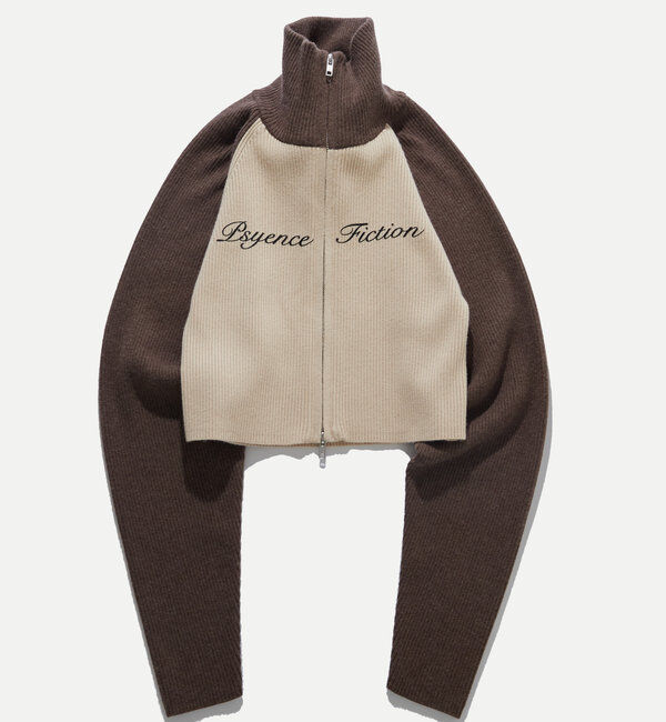  「【新色登場】ラグランジップニット」|カーディガン|