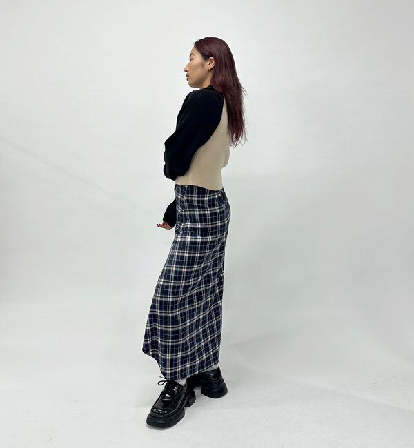  「【新色登場】ラグランジップニット」|カーディガン|