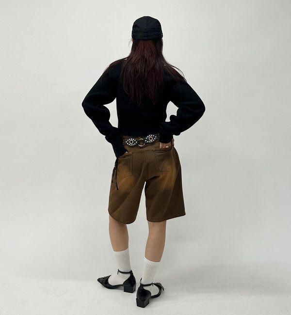  「【新色登場】ラグランジップニット」|カーディガン|