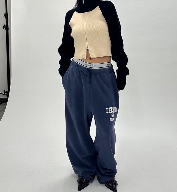  「【新色登場】ラグランジップニット」|カーディガン|