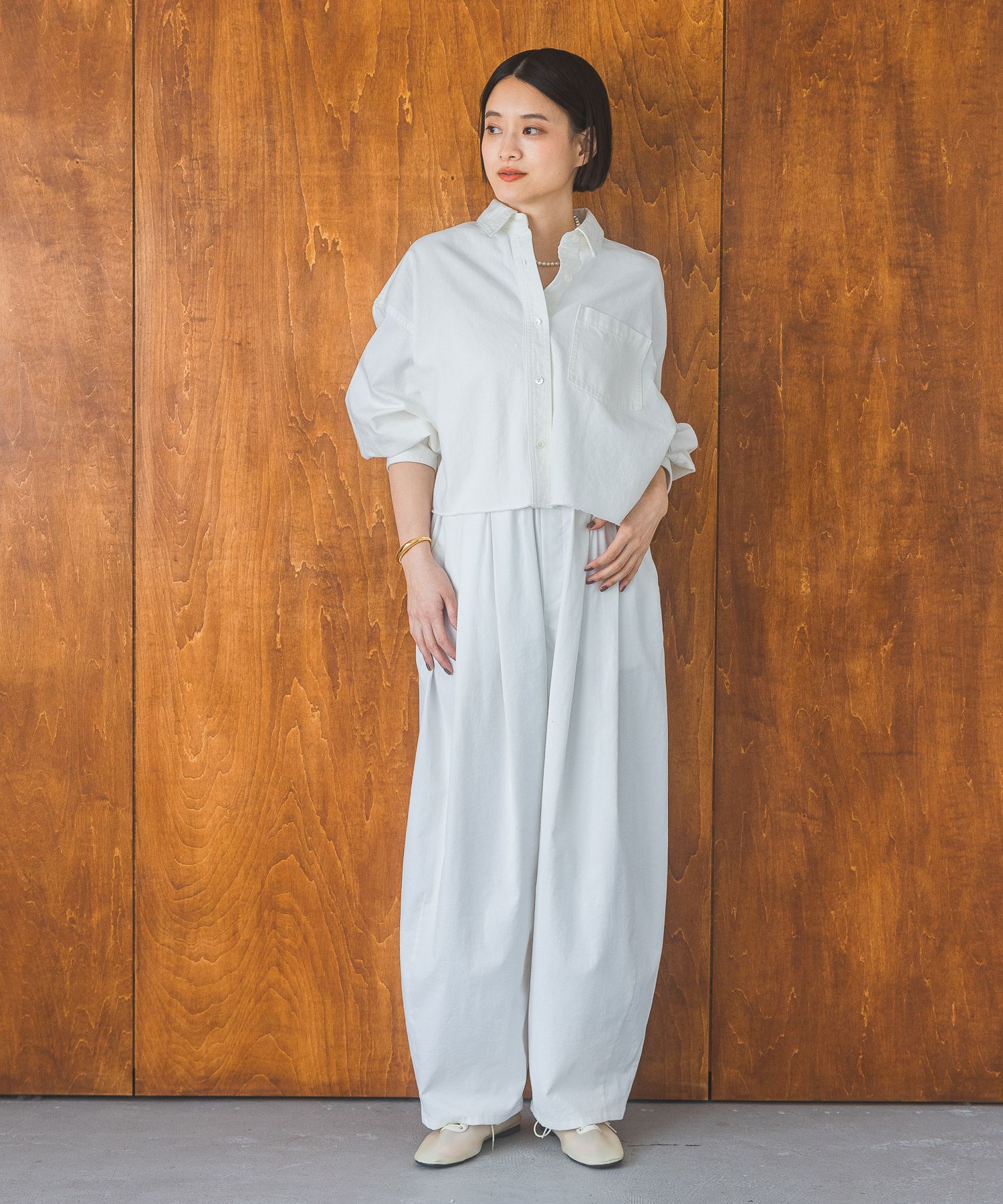 A part by 「Apbデニムショートシャツ」|シャツ・ブラウス|