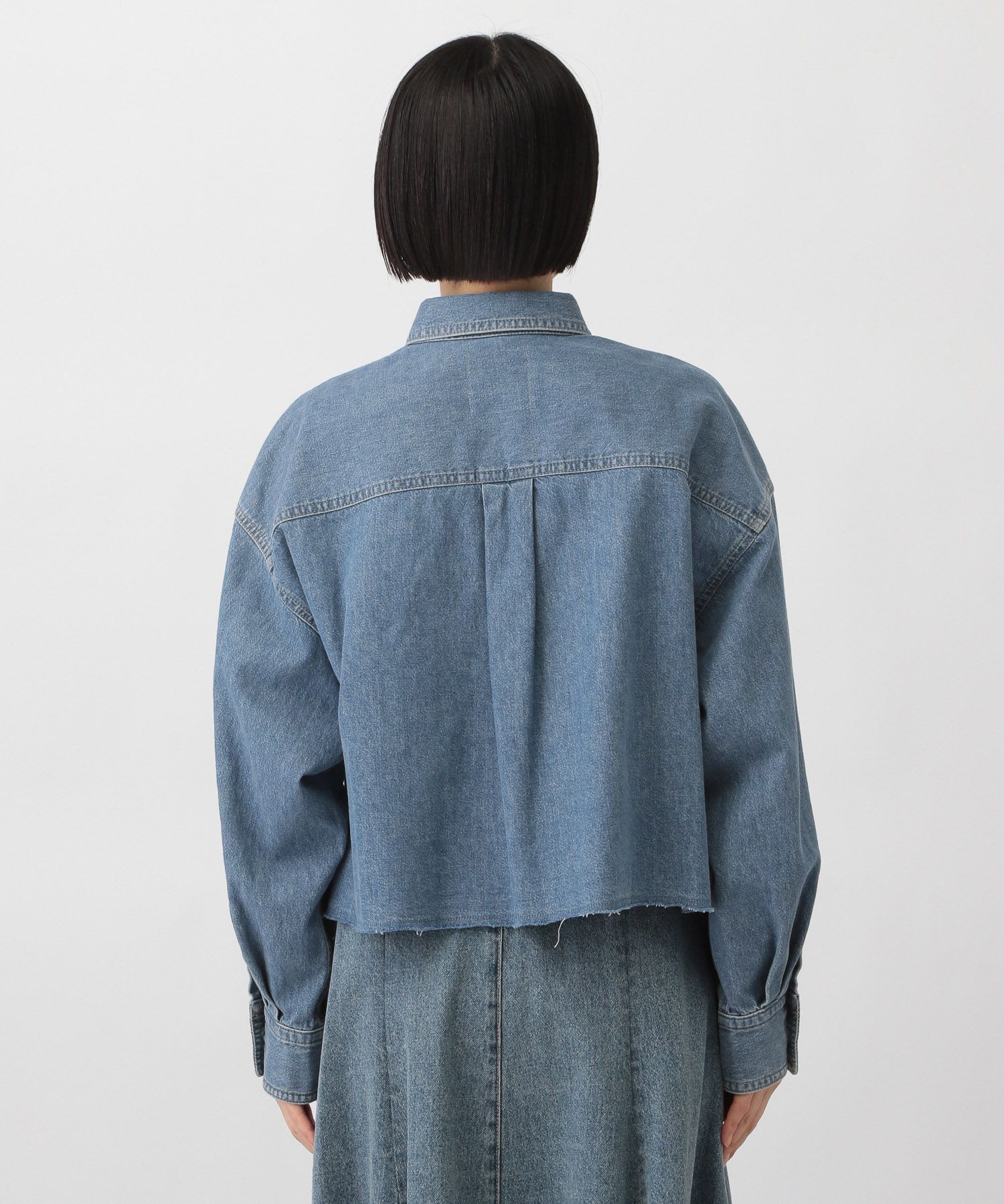 A part by 「Apbデニムショートシャツ」|シャツ・ブラウス|