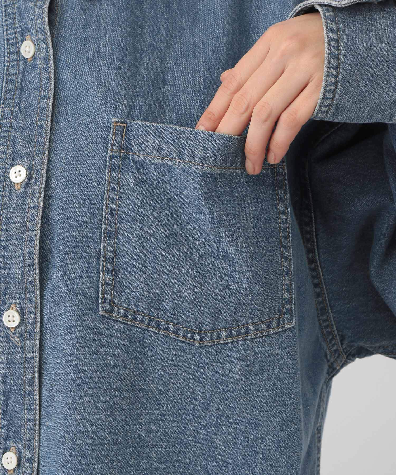 A part by 「Apbデニムショートシャツ」|シャツ・ブラウス|