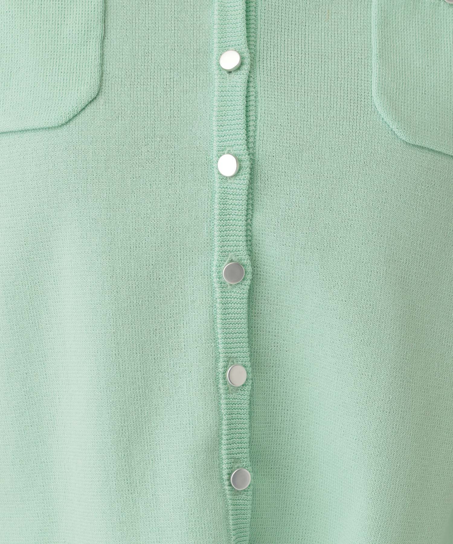 A part by 「キンボタンショートカーディガン」|カーディガン|