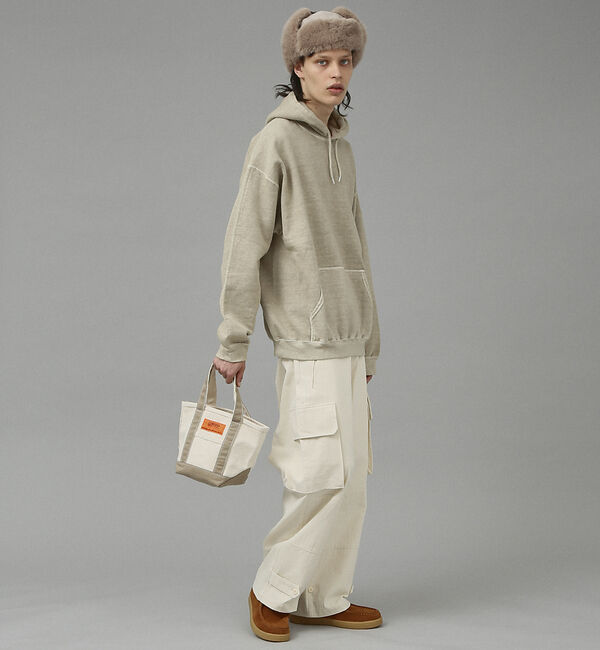 ABAHOUSE「UNIVERSALOVERALL  / ユニバーサルオーバーオール  TOTE」|トートバッグ|ベージュ