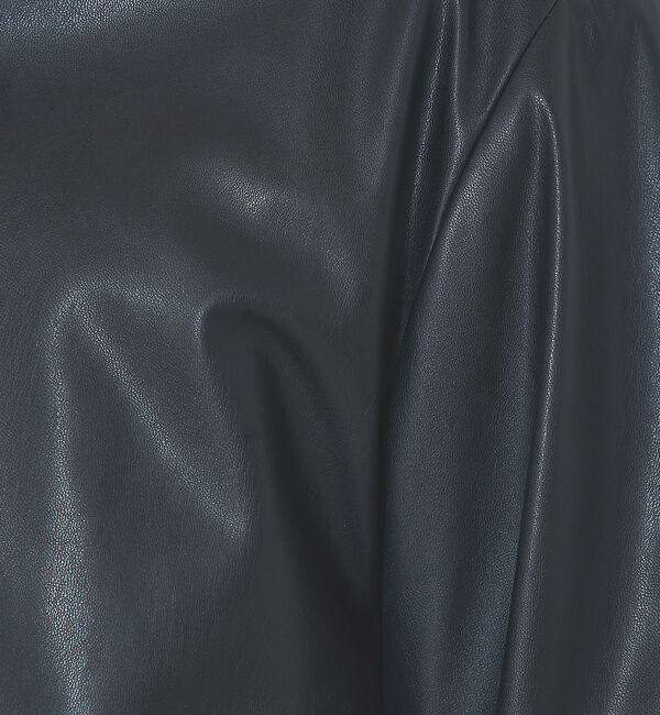 ABAHOUSE「ネオレザー フライト ブルゾン」|ブルゾン・スタジャン|