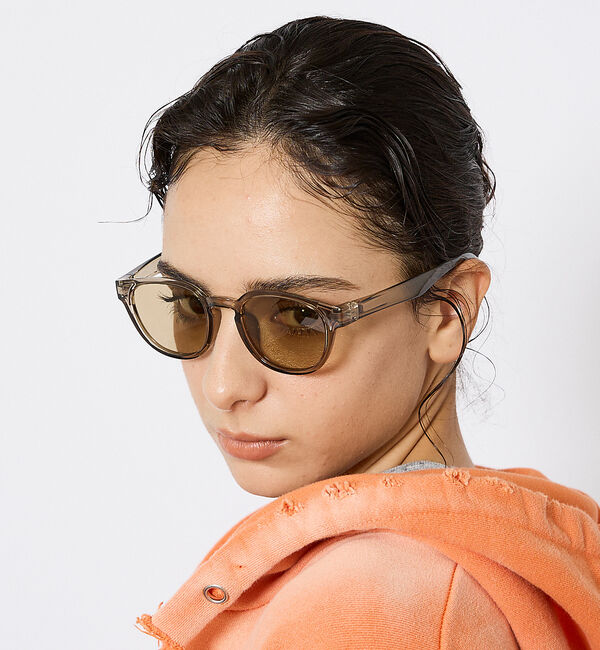 ABAHOUSE「【jugaad14/ジュガードフォーティーン】COVECLEAR/偏光調光レンズ」|メガネ|グレー