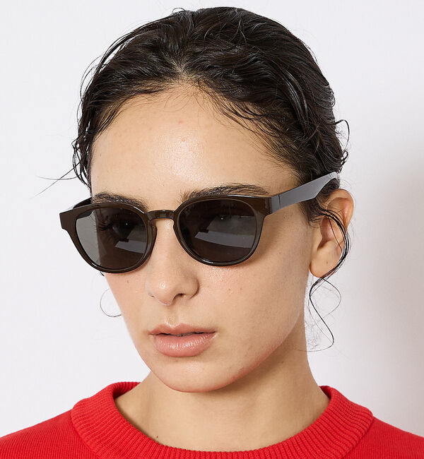 ABAHOUSE「【jugaad14/ジュガードフォーティーン】COVECLEAR/偏光調光レンズ」|メガネ|ブラウン系その他2